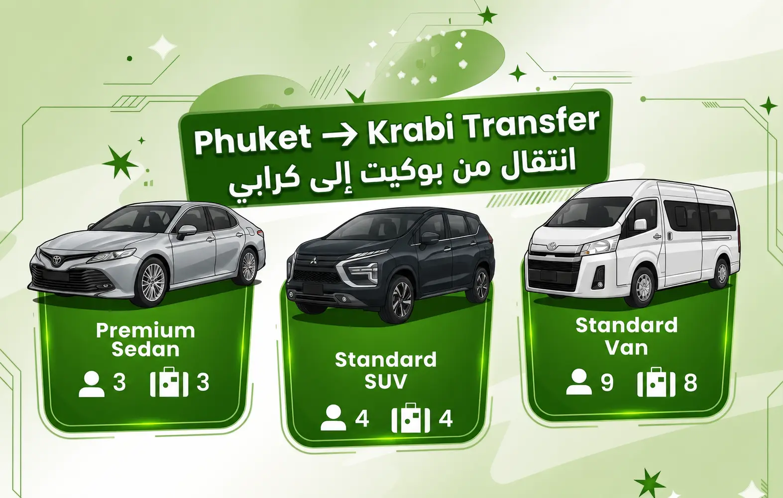 انتقال من بوكيت إلى كرابي
